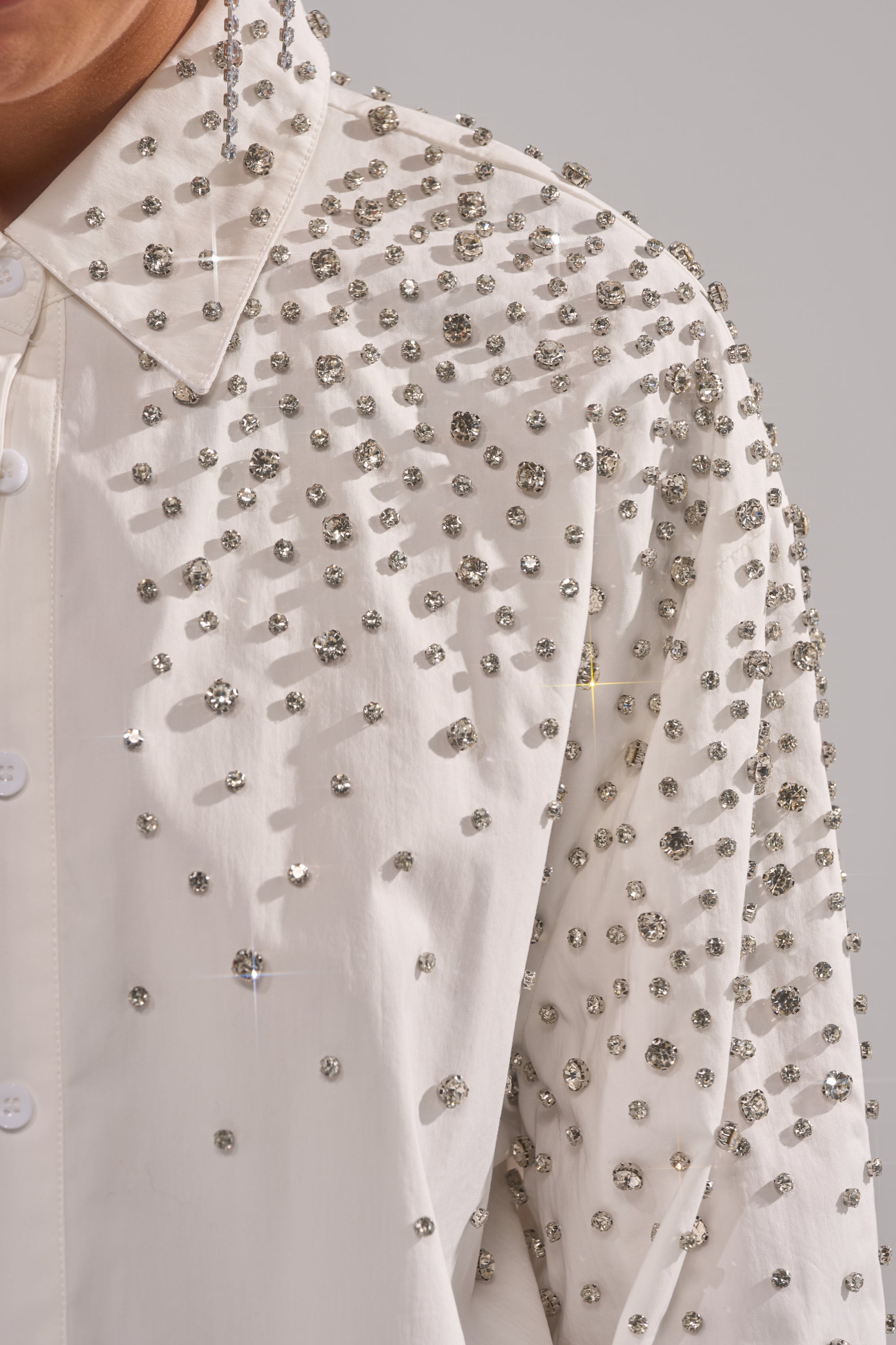 DIAMONDS FOREVER BUTTON DOWN