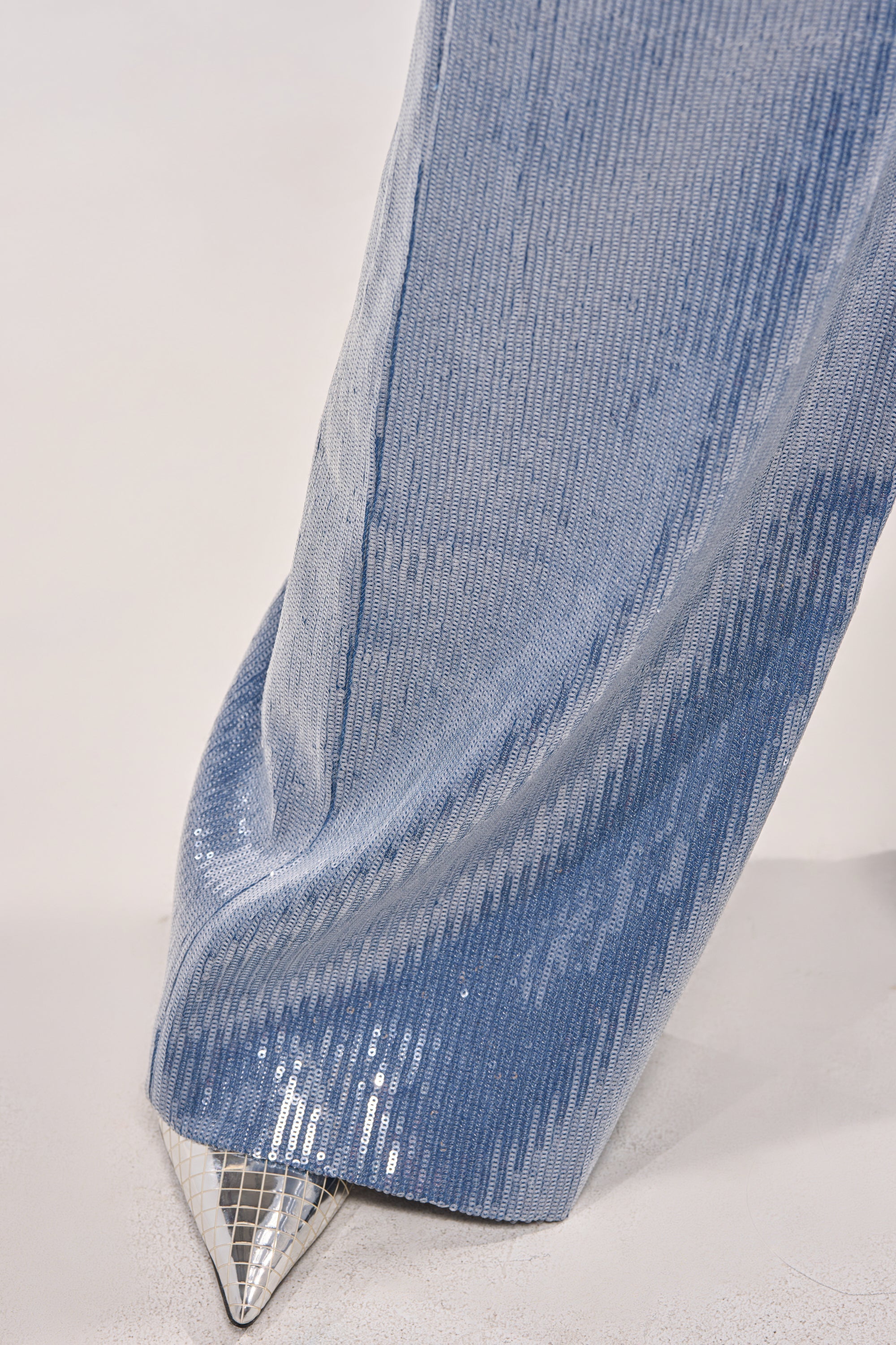 SHAKE IT GIRL SEQUIN WIDE LEG JOGGER