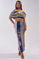 THAT GIRL GRAPHIC TEE MAXI SKIRT