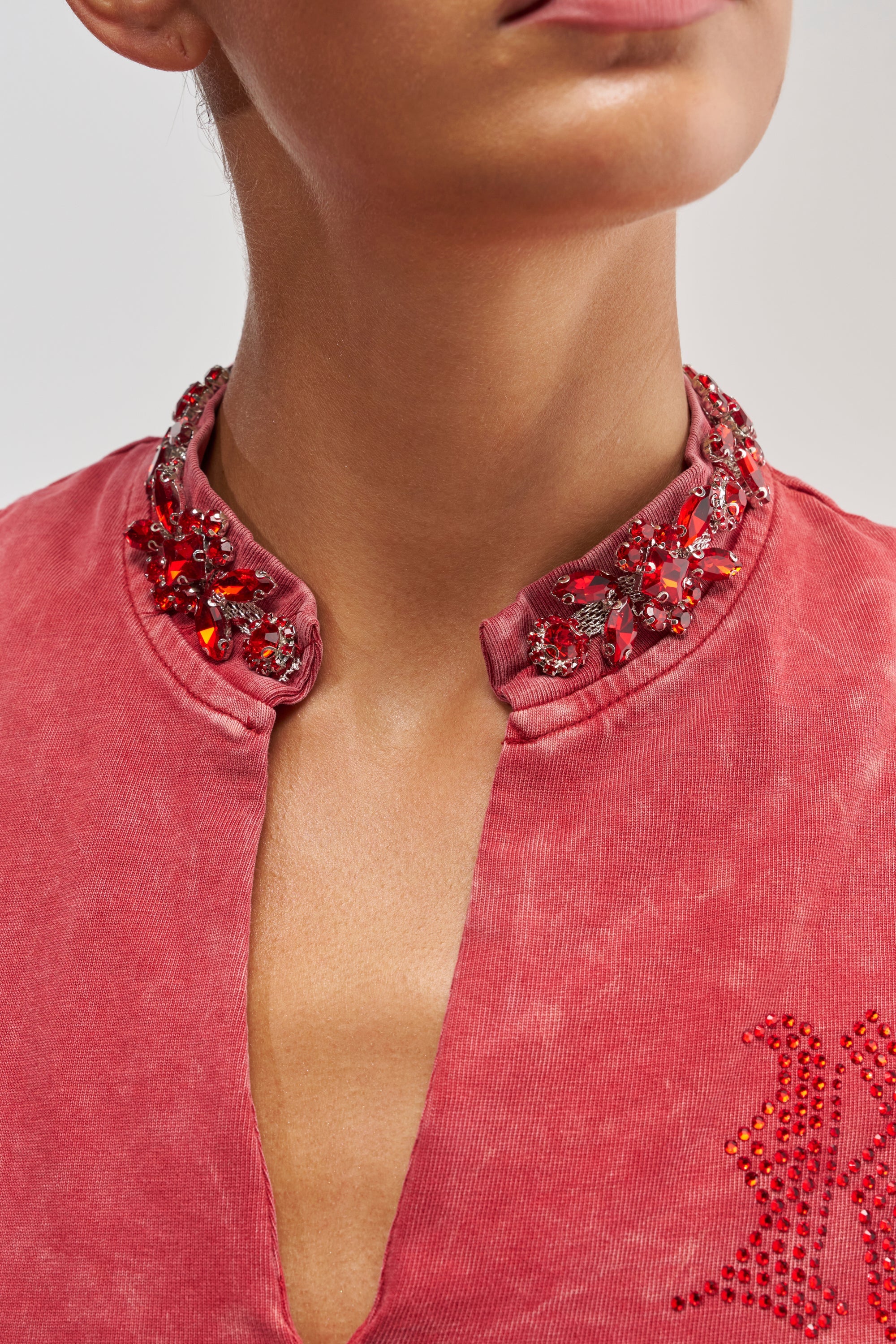 CHERRY ON TOP CROPPED TEE