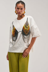BEACH VIBES BEADED TEE