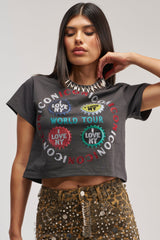 ICONIC GRAPHIC CROPPED TEE