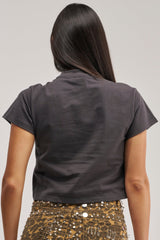 ICONIC GRAPHIC CROPPED TEE