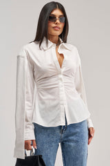 BOSS UP POPLIN BLOUSE