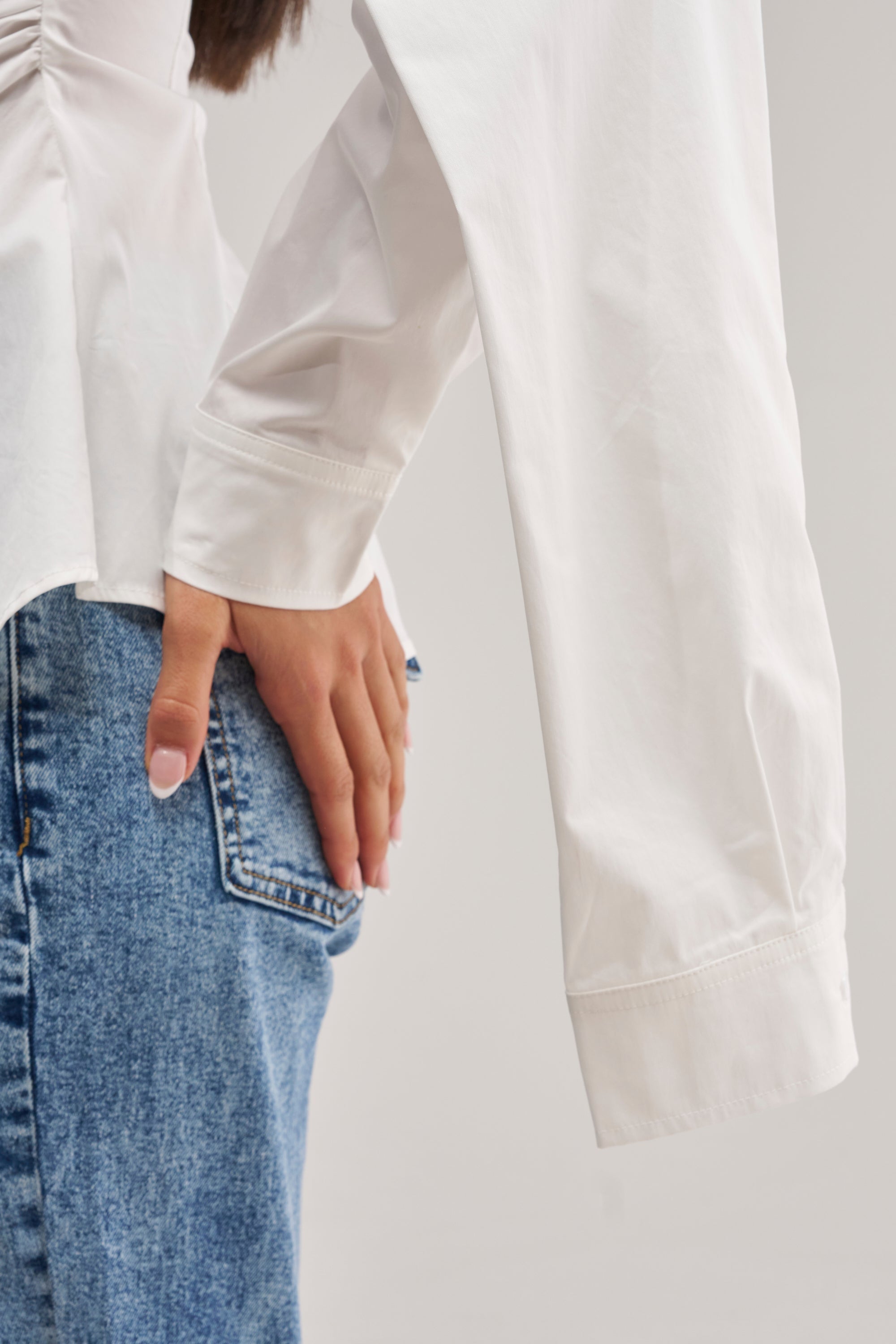 BOSS UP POPLIN BLOUSE