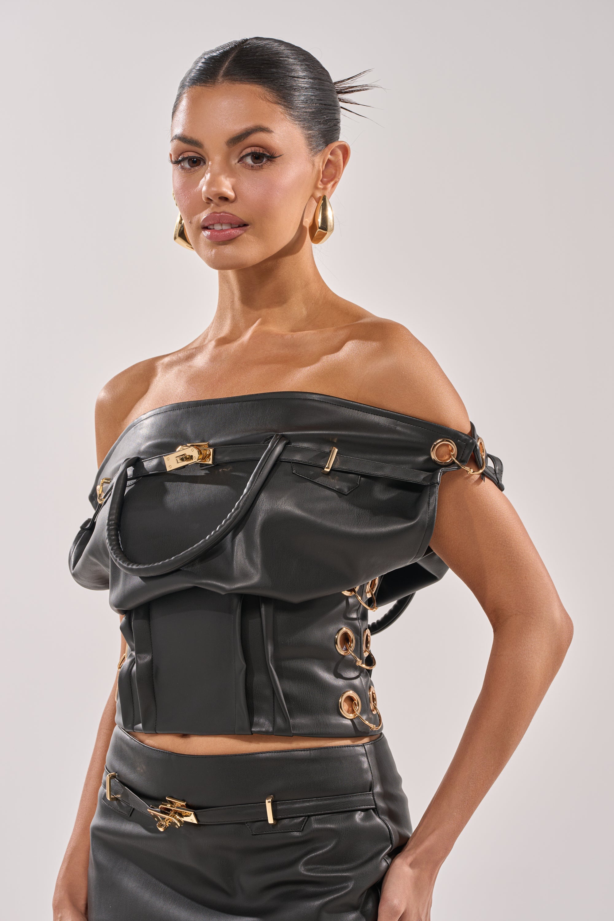 MONEY TALKS OFF THE SHOULDER TOP