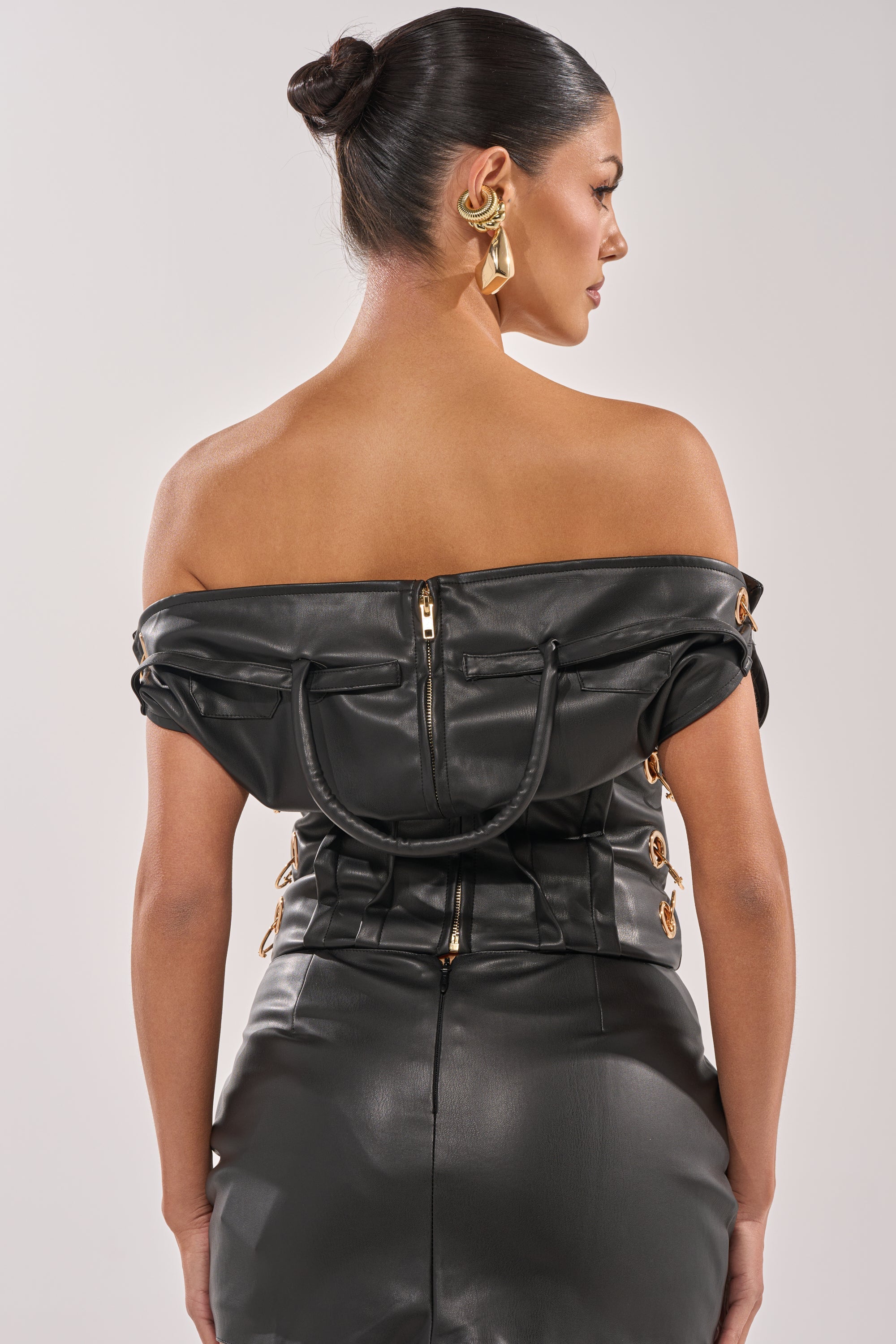 MONEY TALKS OFF THE SHOULDER TOP
