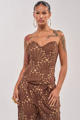 CLAIRE EYELET CORSET