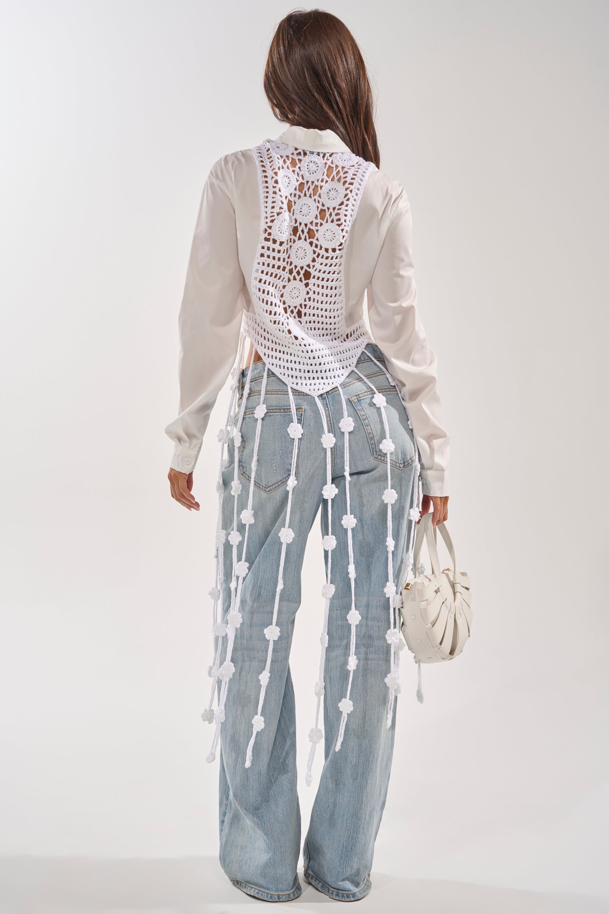 PETAL DRIFT CROCHET DETAIL BLOUSE