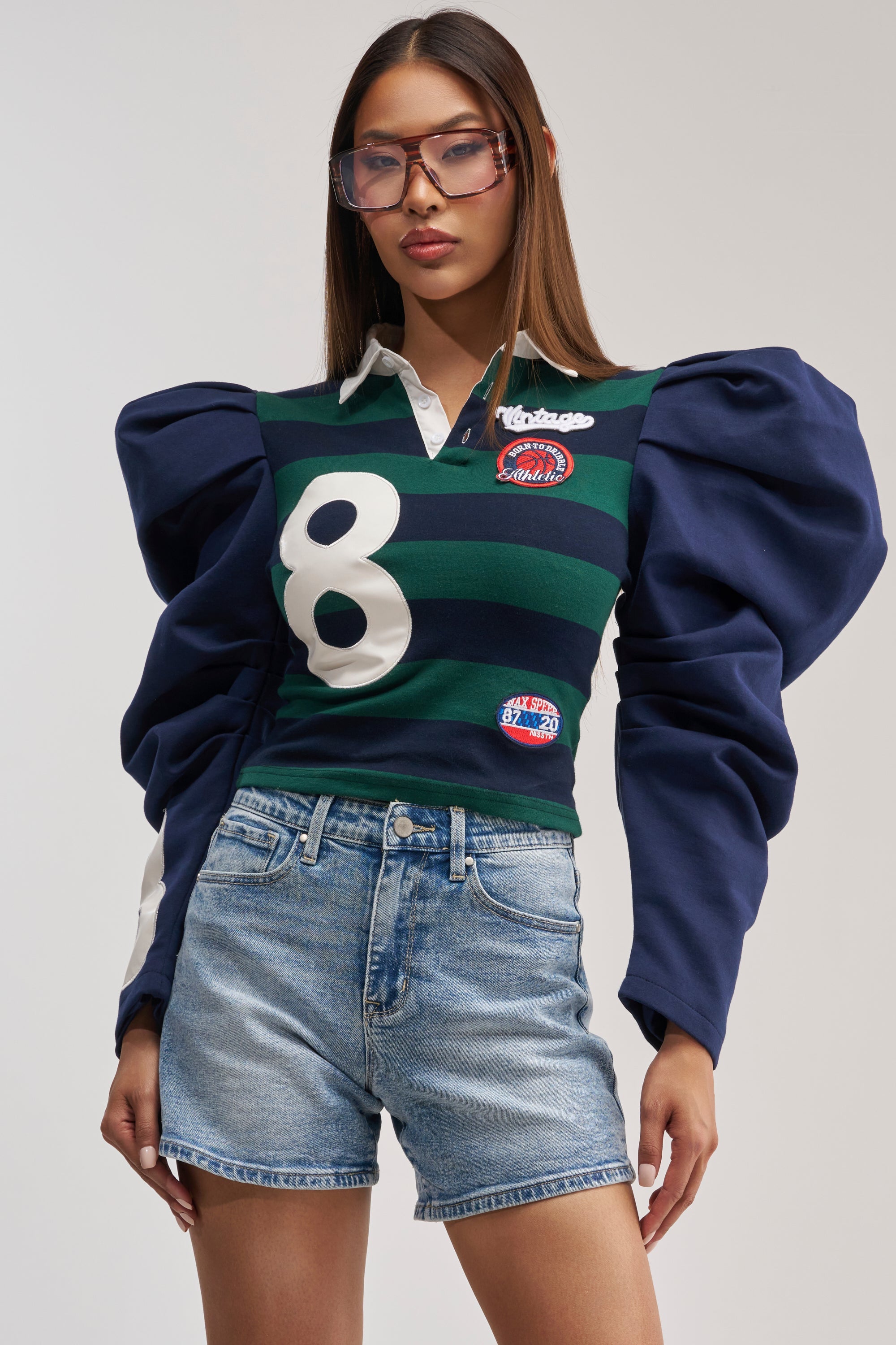 COLLEGE DAYS STRIPE POLO