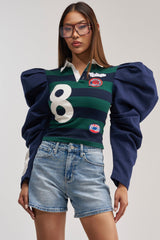 COLLEGE DAYS STRIPE POLO