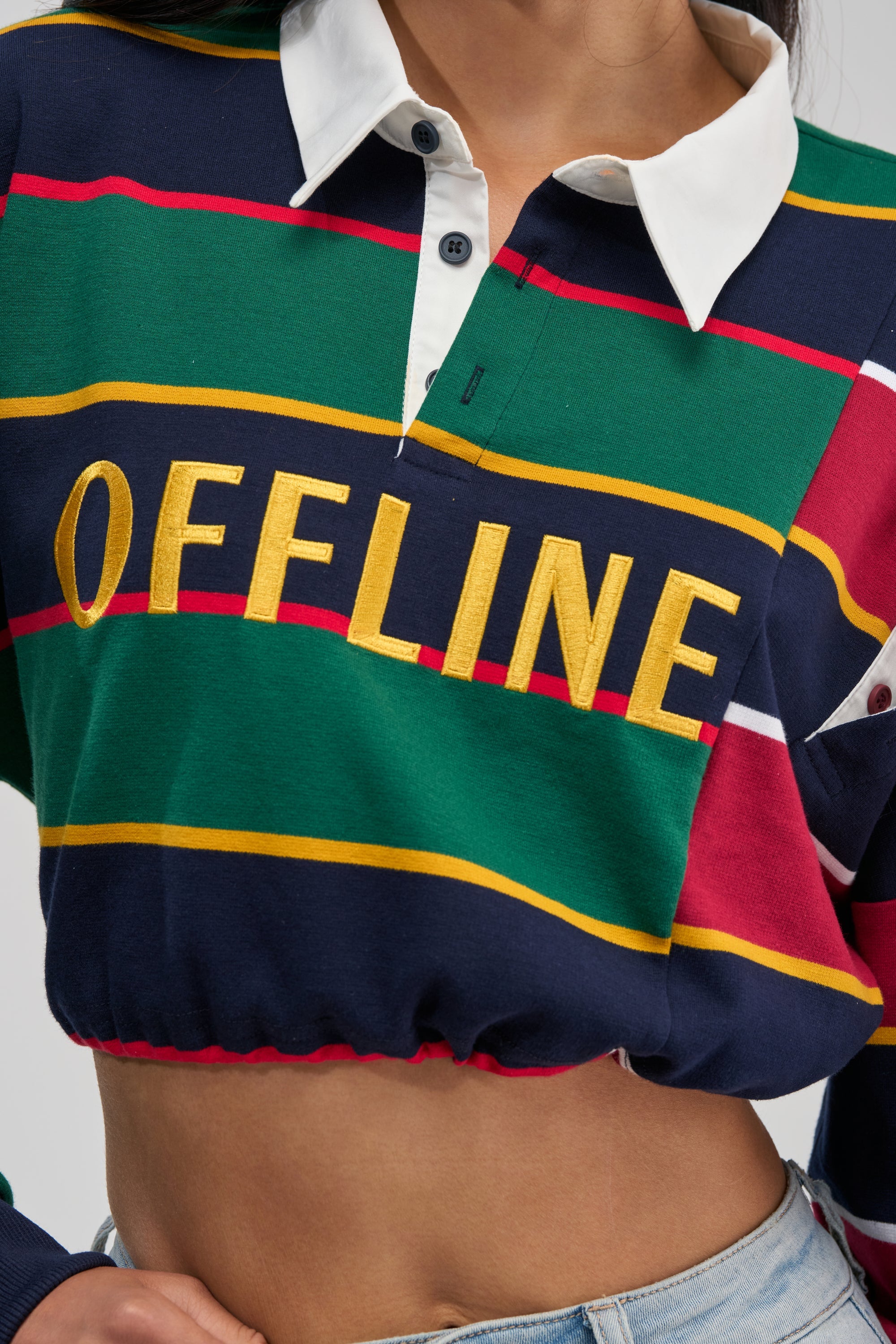 OFFLINE CROPPED POLO SHIRT