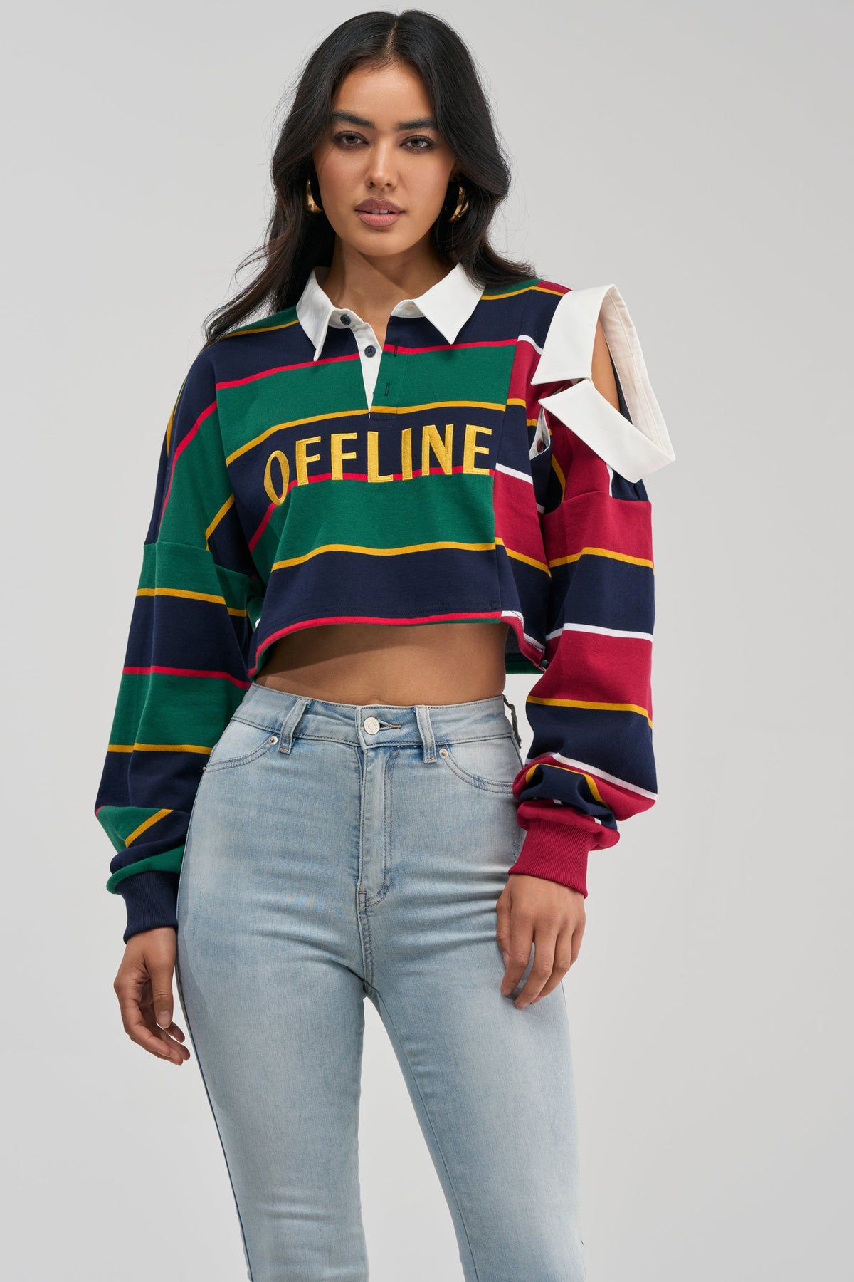 OFFLINE CROPPED POLO SHIRT