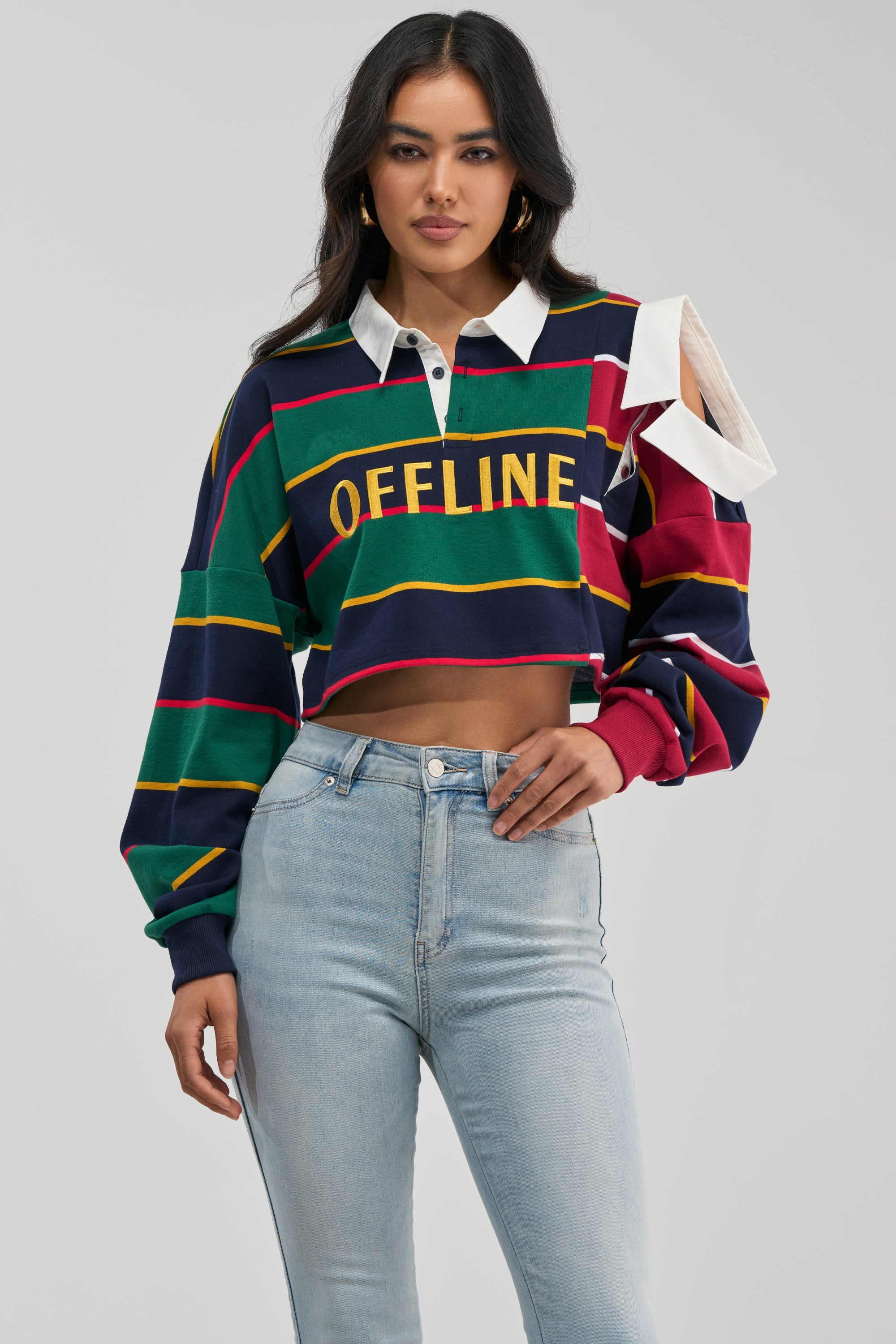 OFFLINE CROPPED POLO SHIRT