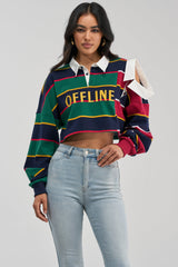 OFFLINE CROPPED POLO SHIRT