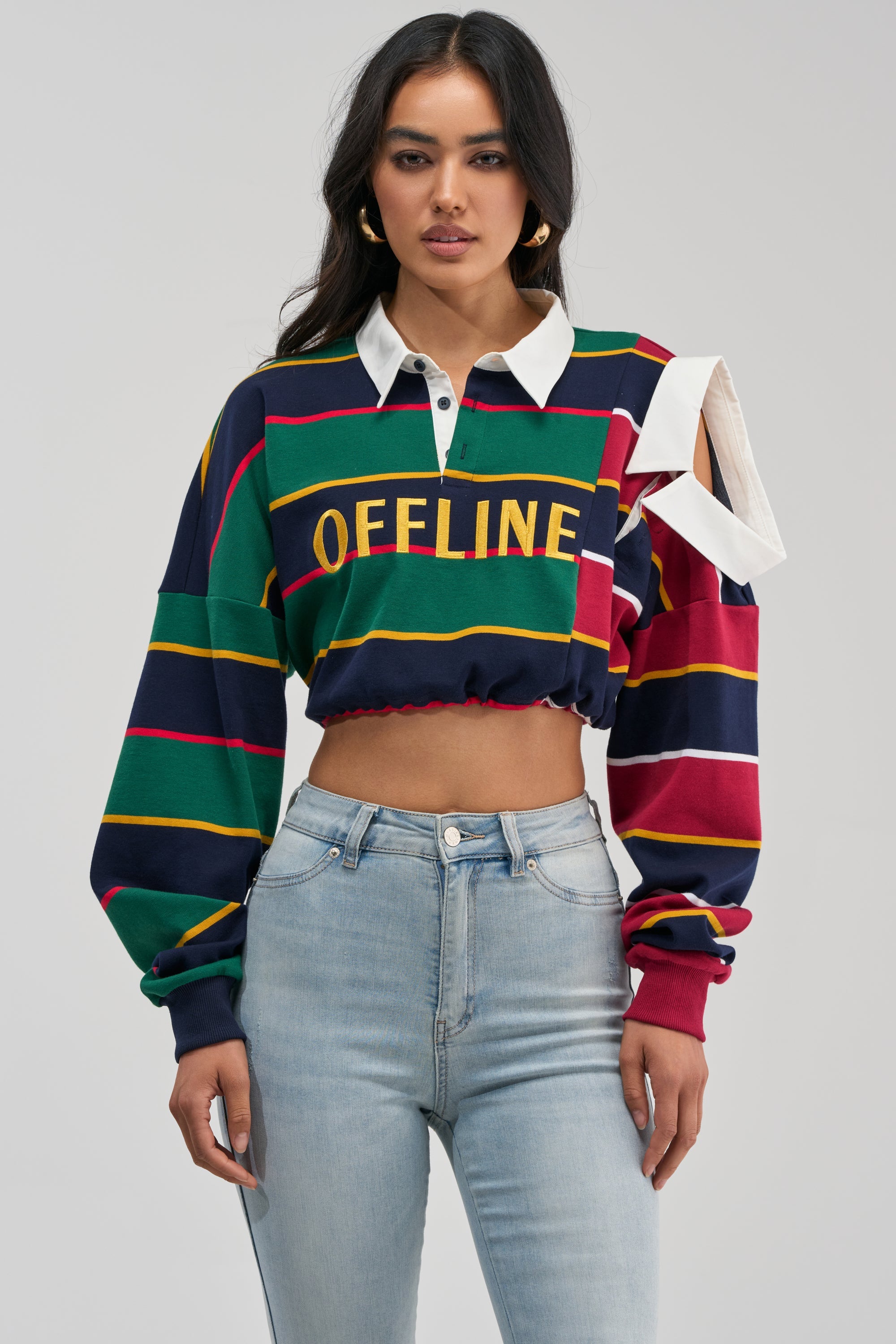 OFFLINE CROPPED POLO SHIRT