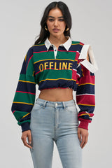 OFFLINE CROPPED POLO SHIRT