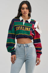 OFFLINE CROPPED POLO SHIRT