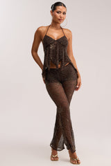 KATE EMBELLISHED MESH TOP