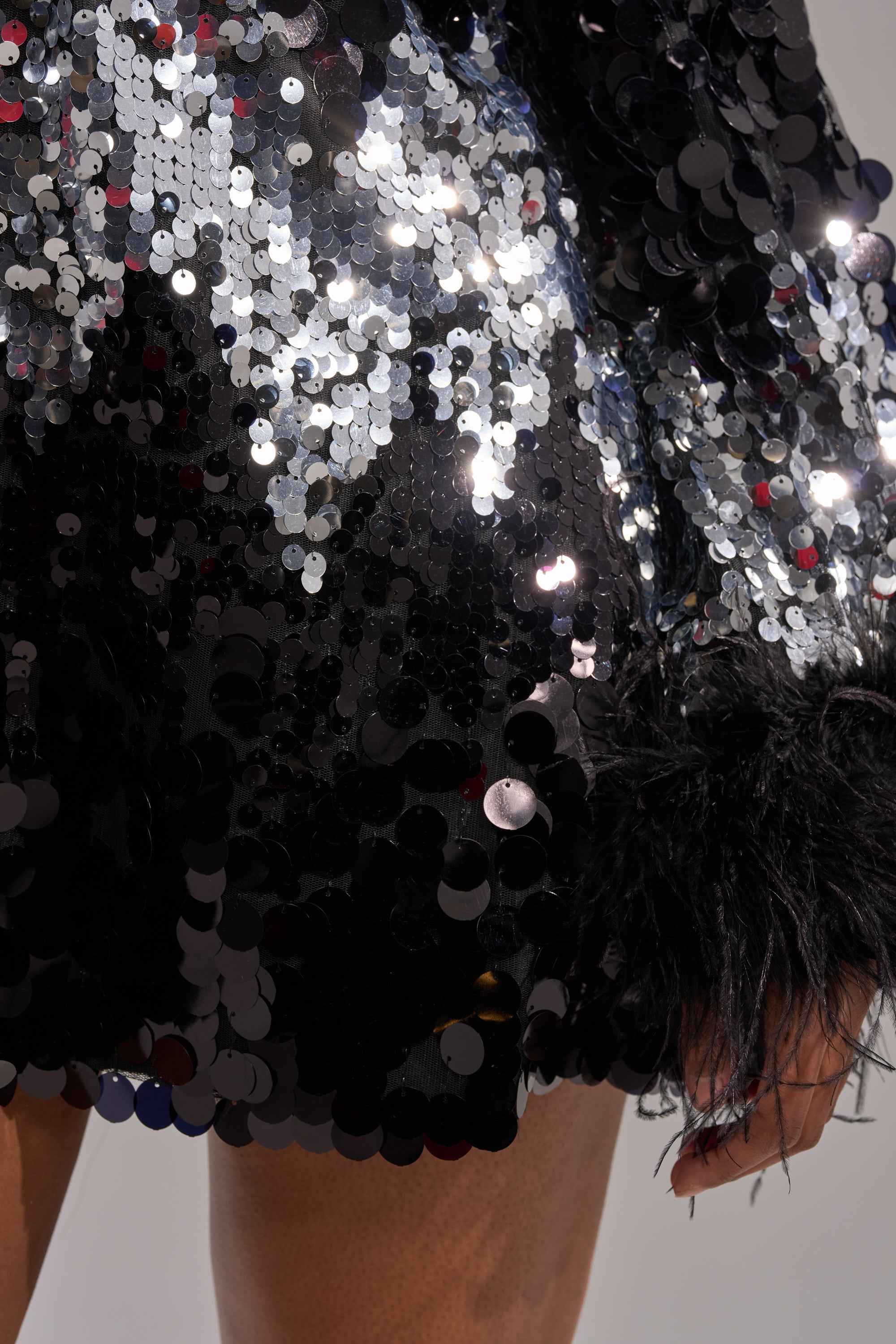 SEQUINS AFTER DARK MINI DRESS