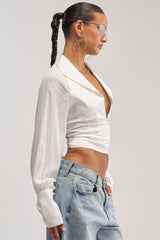 EFFORTLESS CORSET BLOUSE TOP