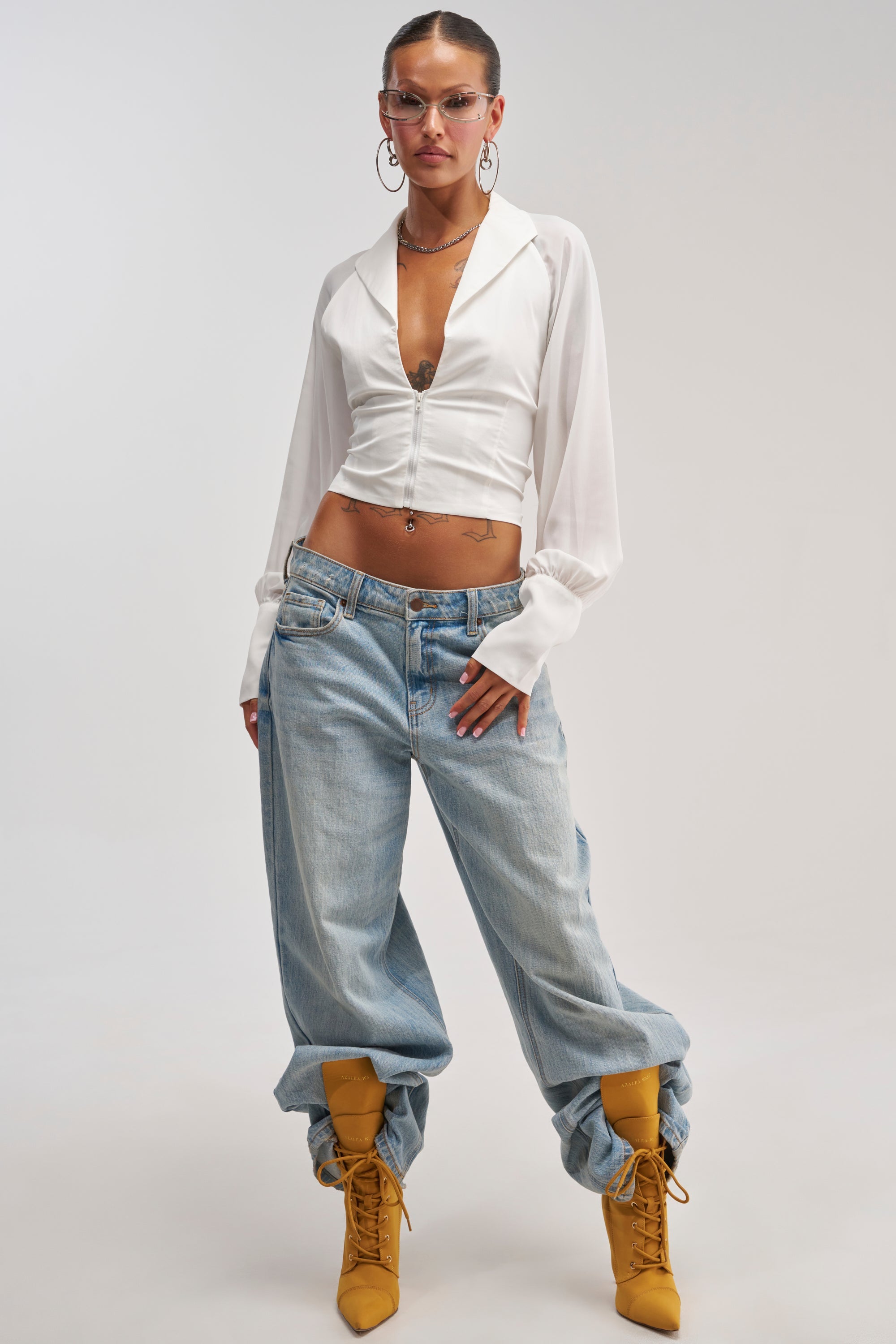 EFFORTLESS CORSET BLOUSE TOP
