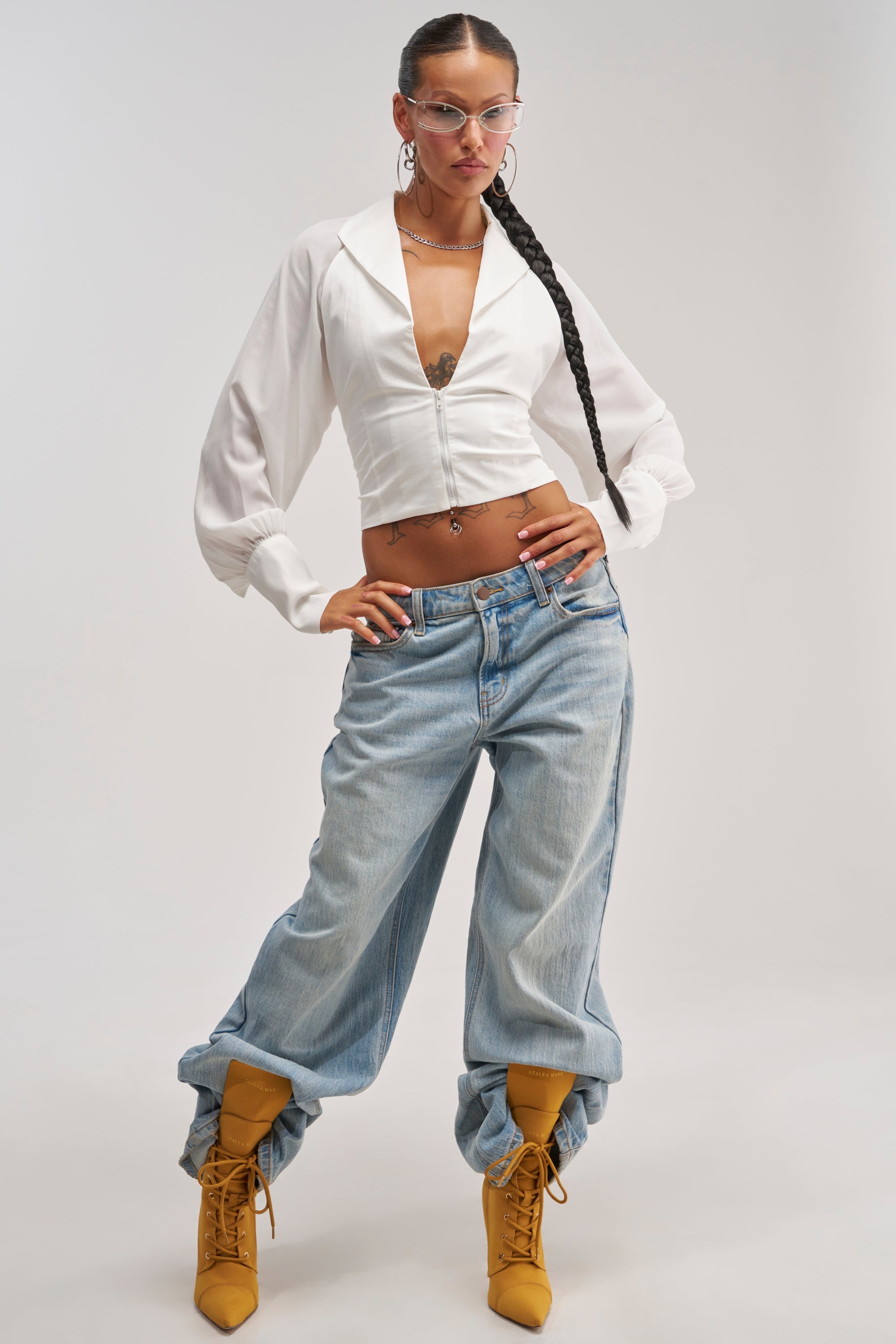 EFFORTLESS CORSET BLOUSE TOP