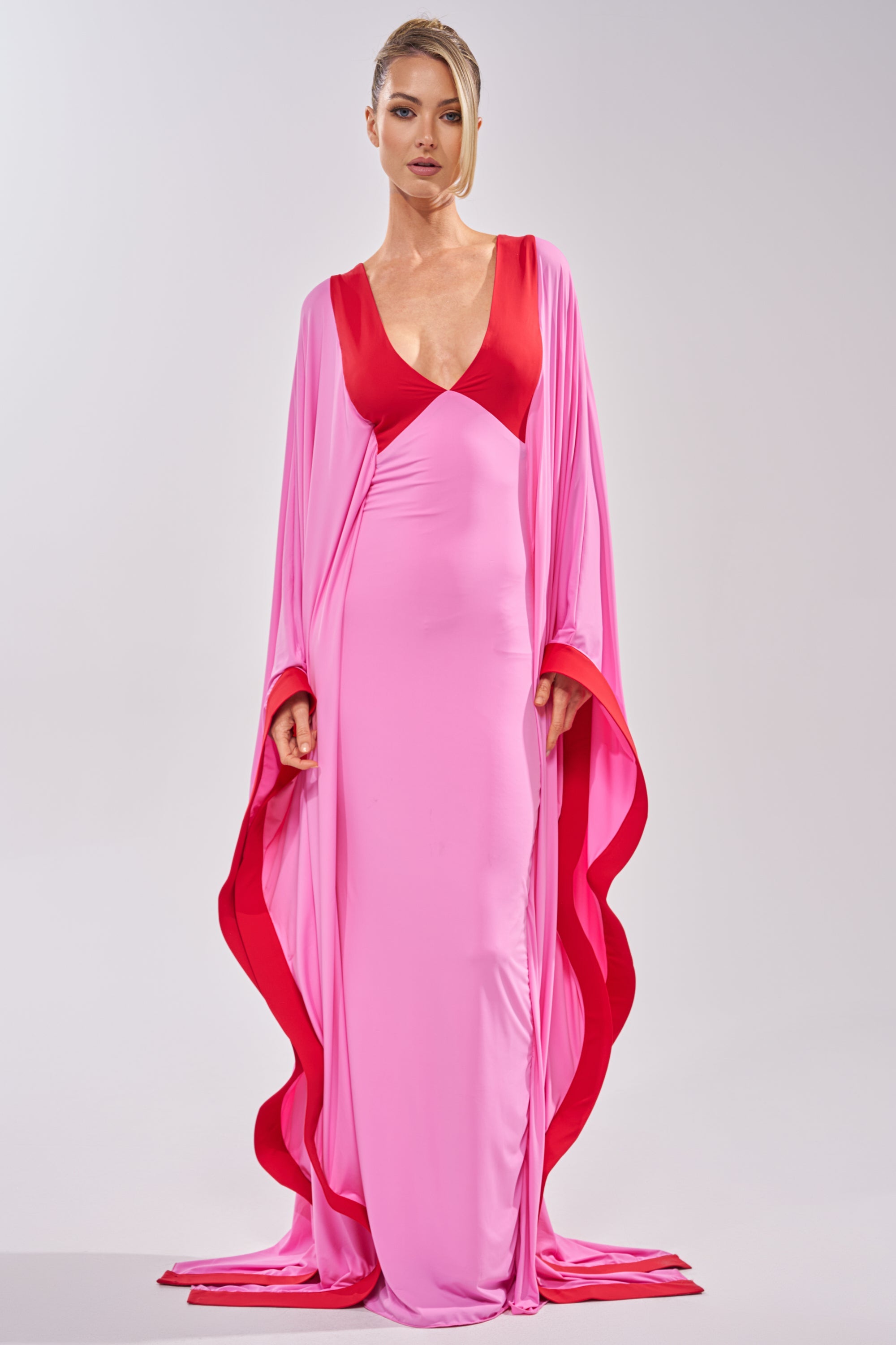 GUEST OF HONOR MAXI DRESS IN PINK