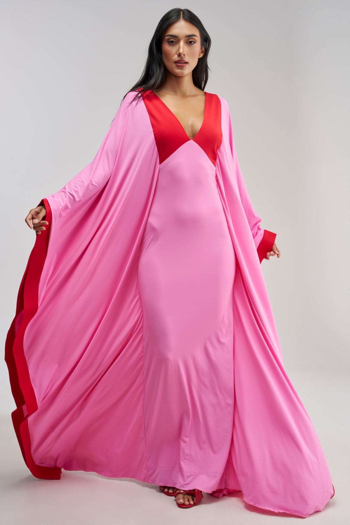 GUEST OF HONOR MAXI DRESS IN PINK