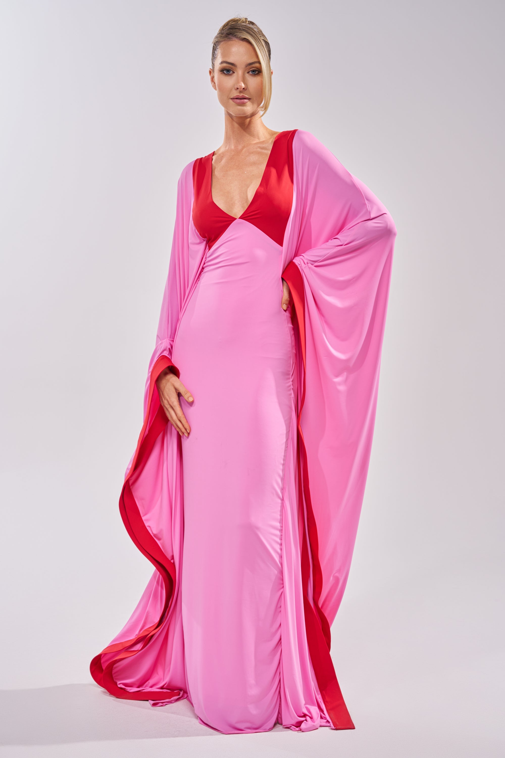 GUEST OF HONOR MAXI DRESS IN PINK