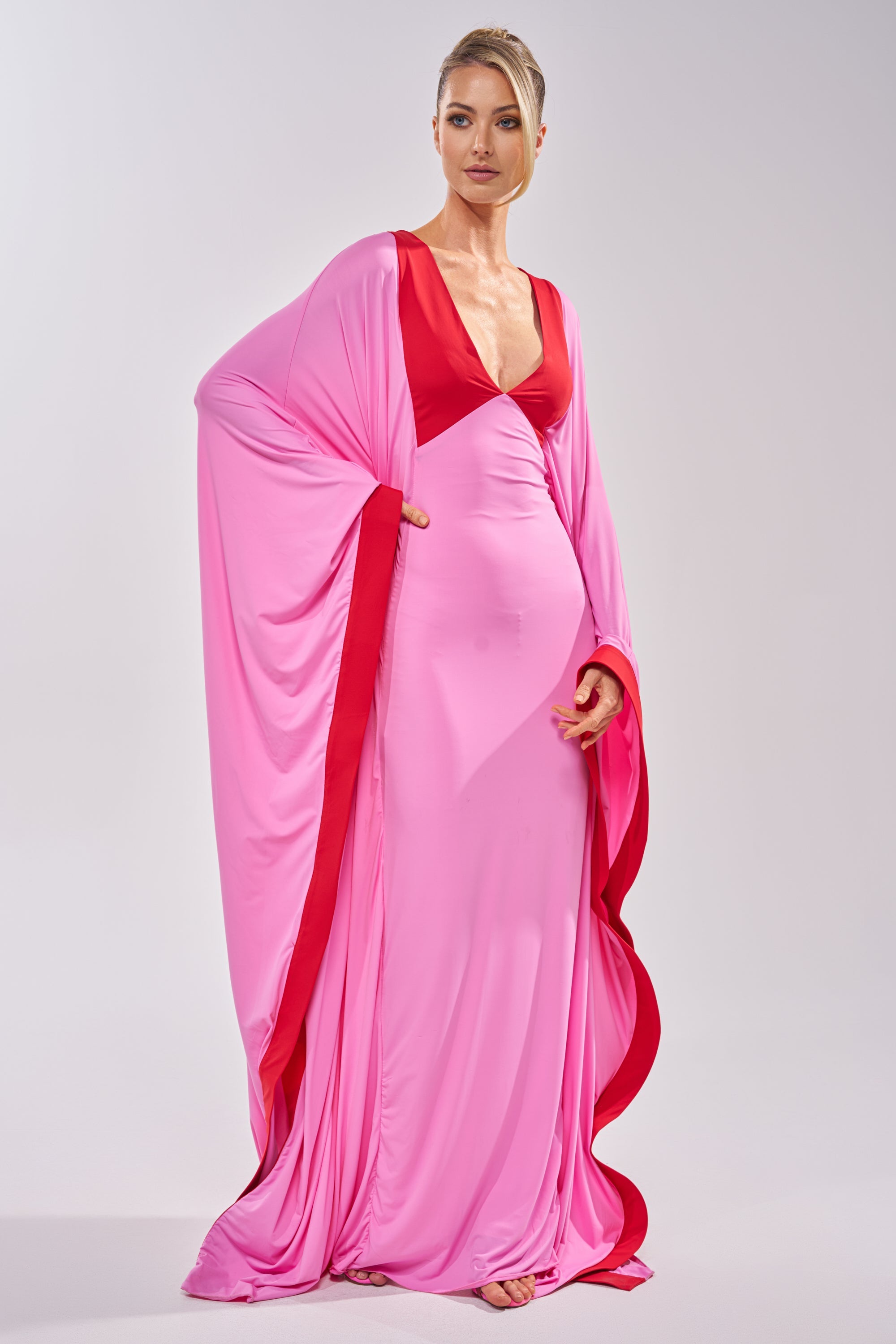 GUEST OF HONOR MAXI DRESS IN PINK