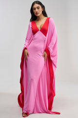 GUEST OF HONOR MAXI DRESS IN PINK