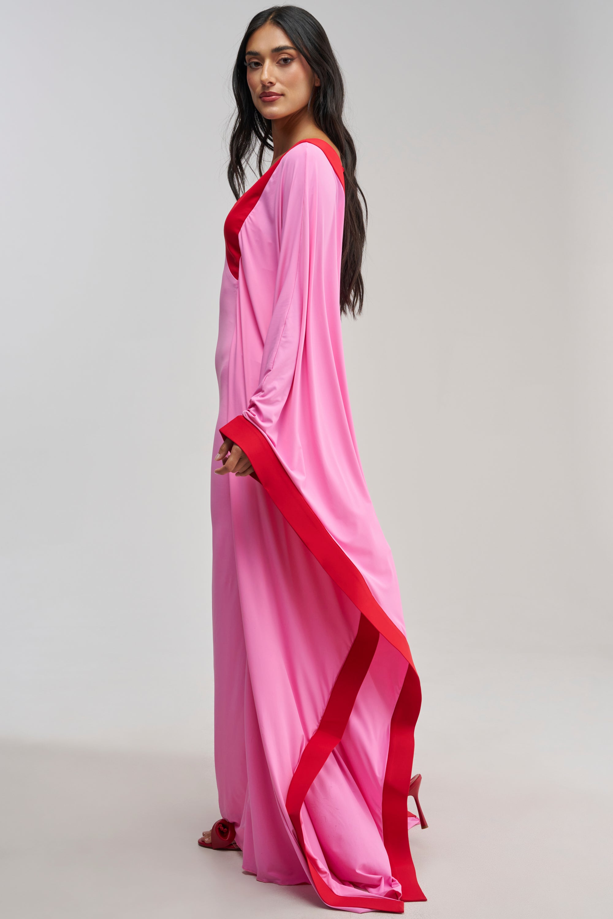 GUEST OF HONOR MAXI DRESS IN PINK