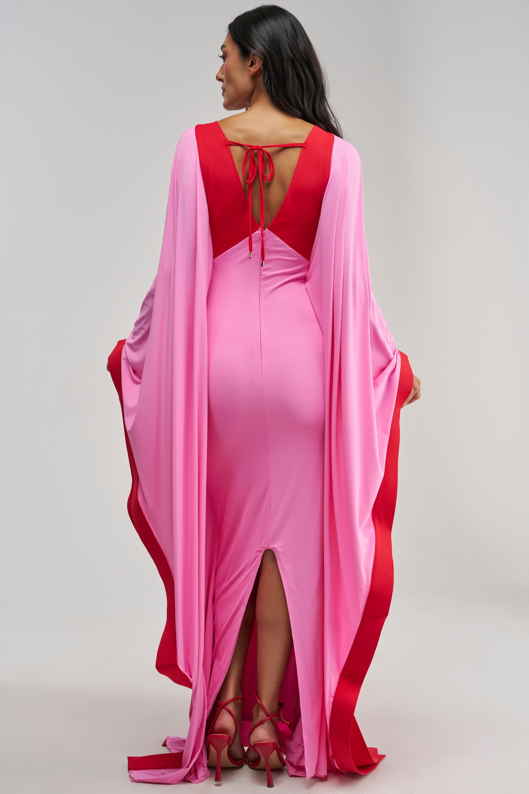 GUEST OF HONOR MAXI DRESS IN PINK