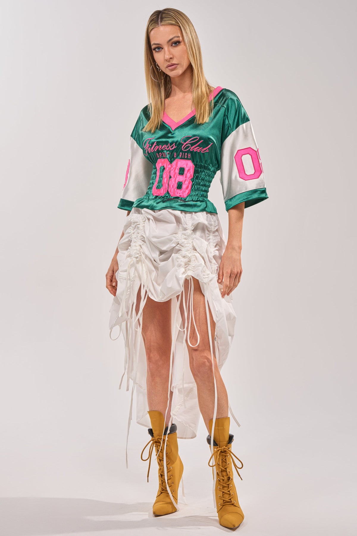 FIX YOUR GAME JERSEY MAXI DRESS
