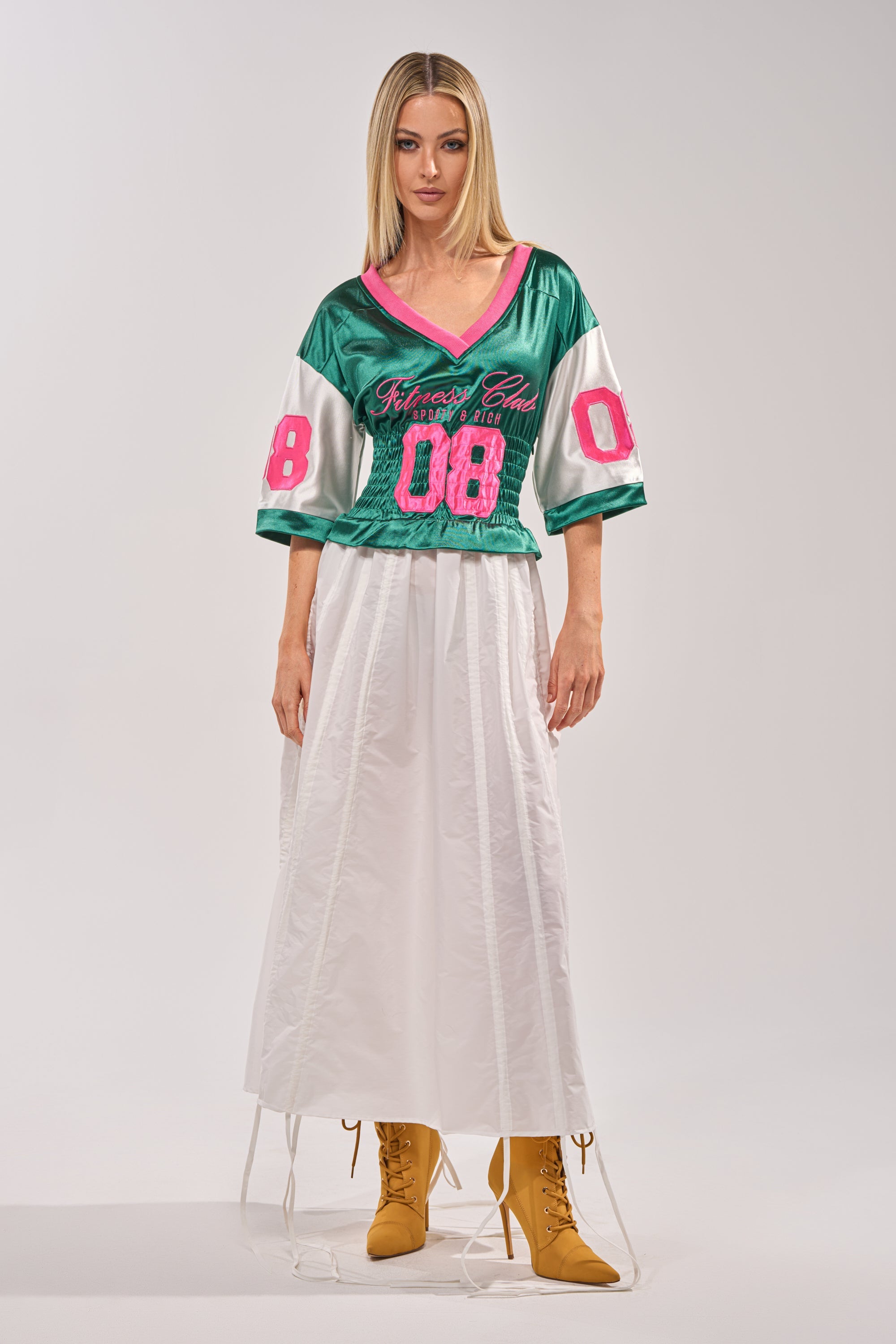 FIX YOUR GAME JERSEY MAXI DRESS