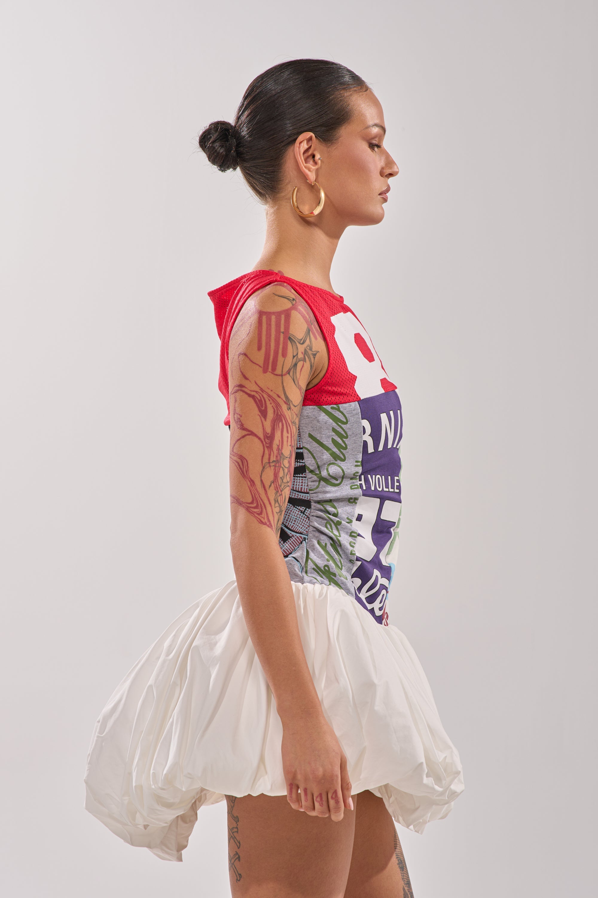 TEAM SPIRIT BUBBLE MINI DRESS