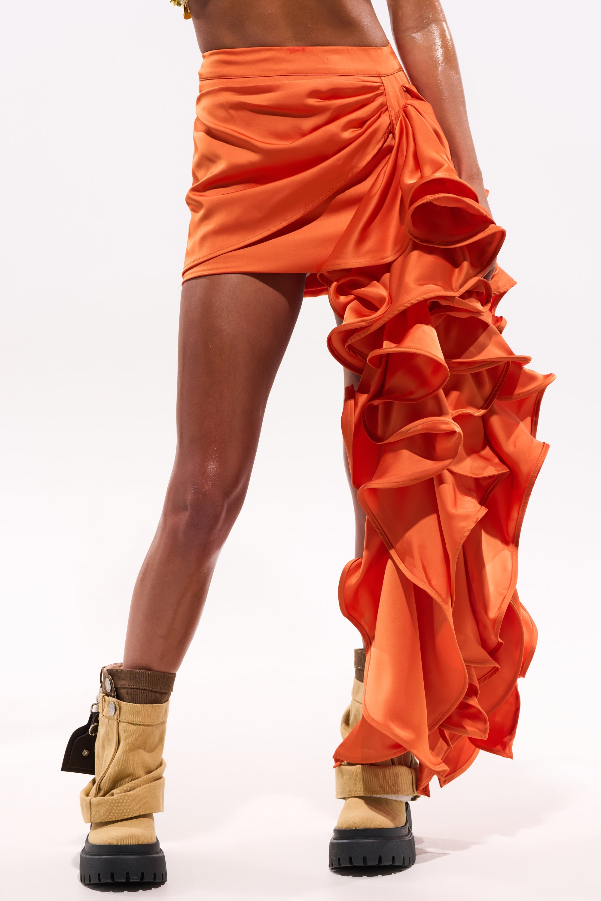 BRIGHTER DAYS MINI SKIRT WITH SIDE TIE