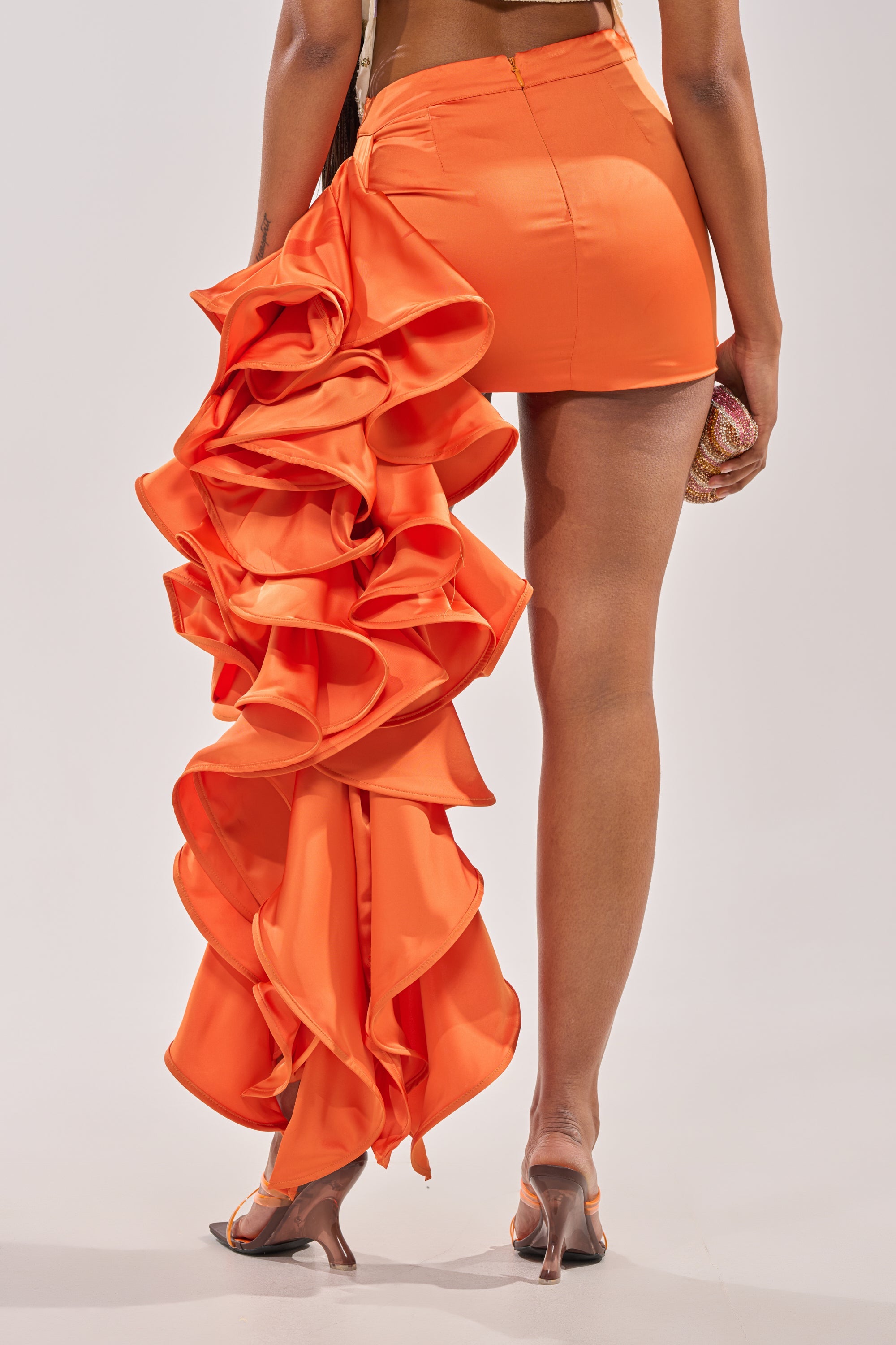 BRIGHTER DAYS MINI SKIRT WITH SIDE TIE