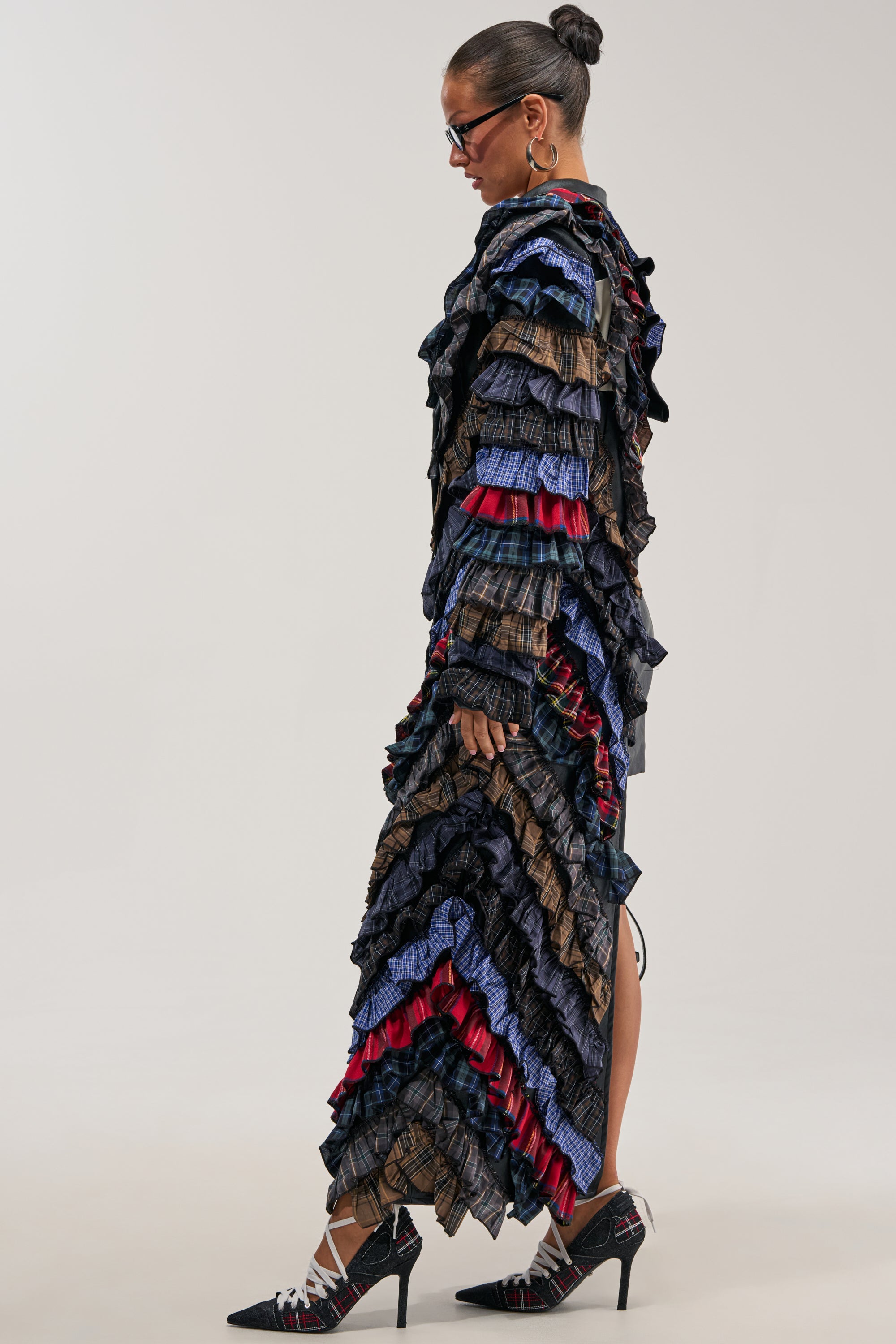 C SUITE ENERGY NOVELTY MAXI DRESS IN MULTI