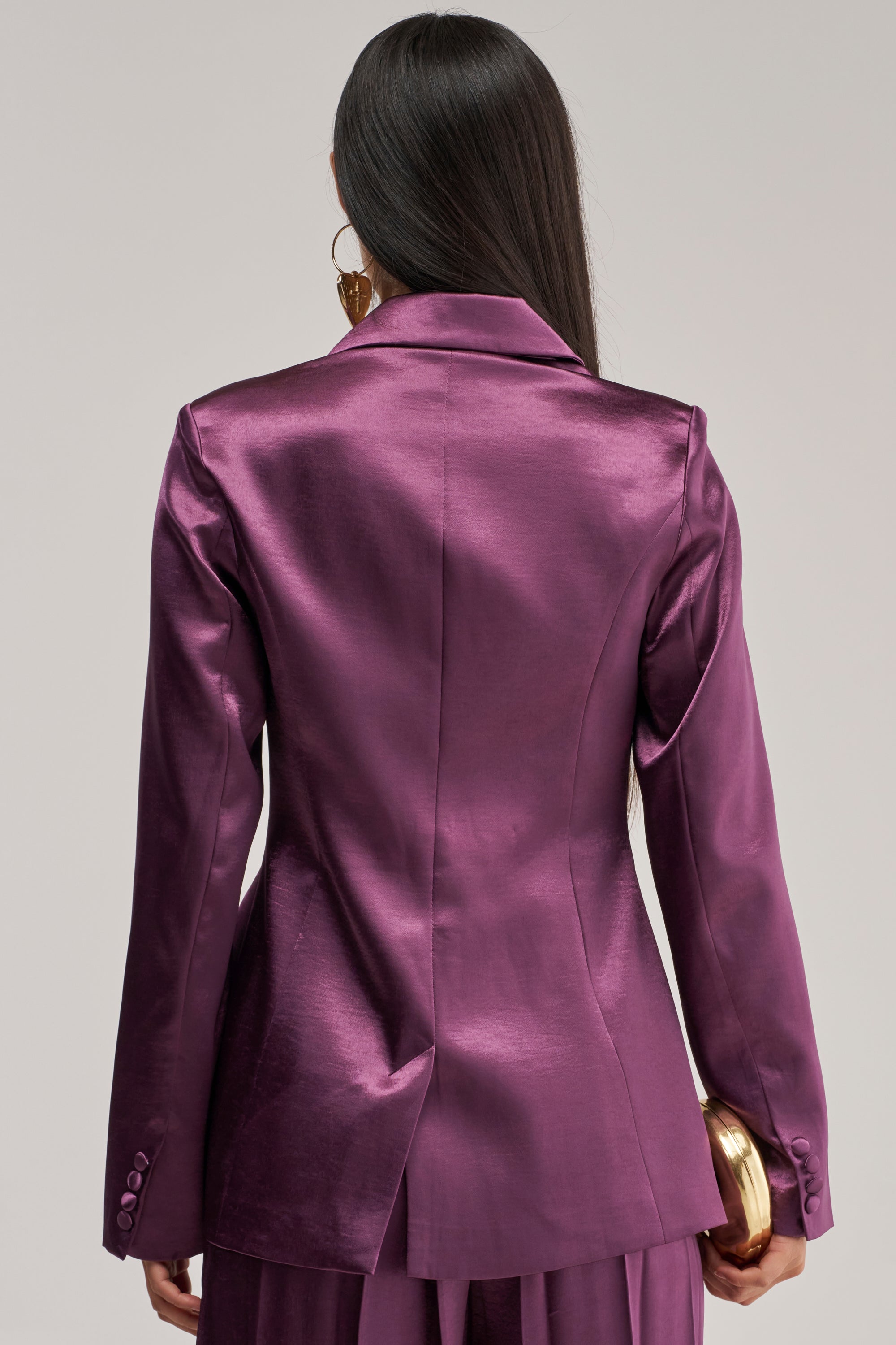IN TOO DEEP SATIN BLAZER