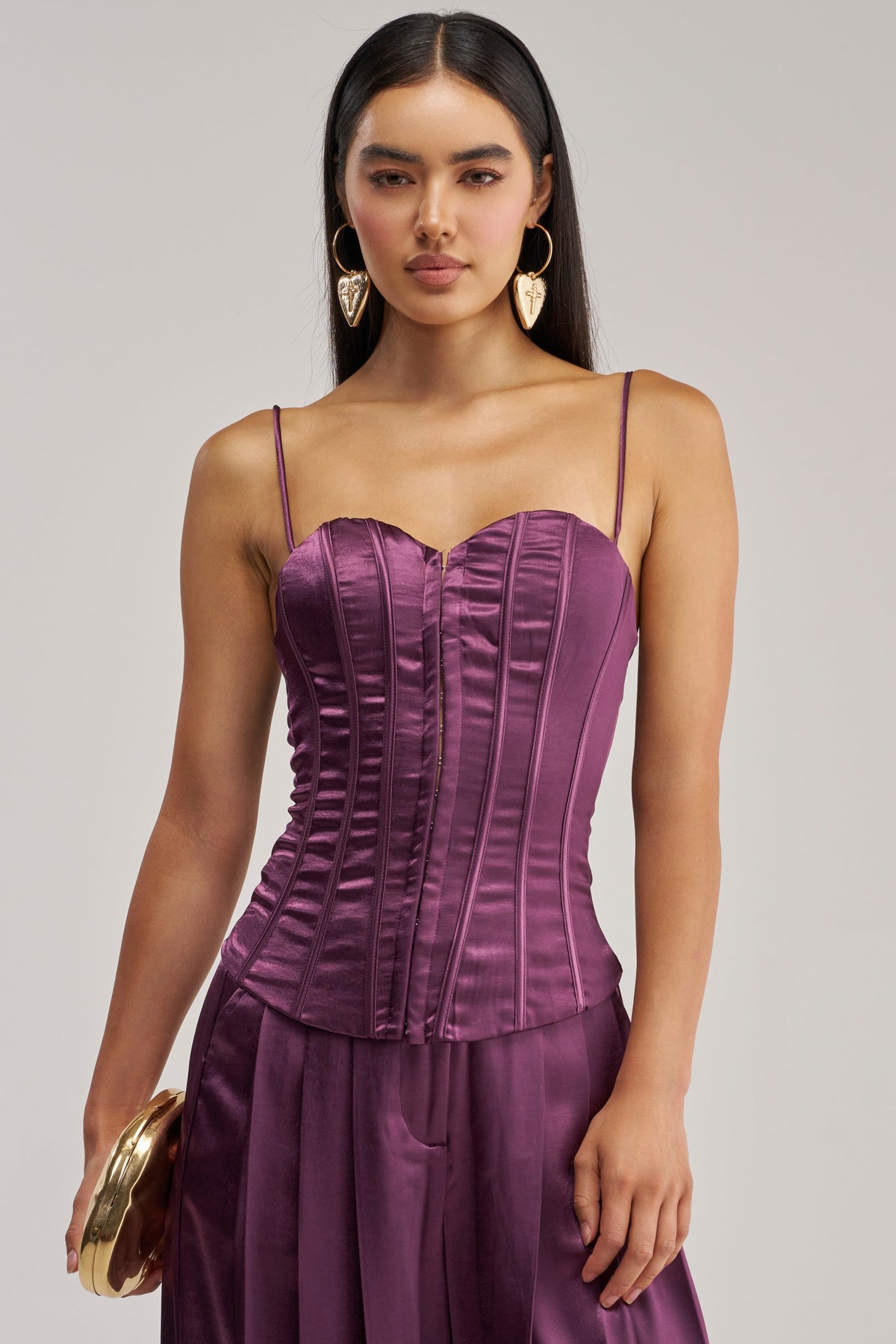 IN TOO DEEP SATIN CORSET