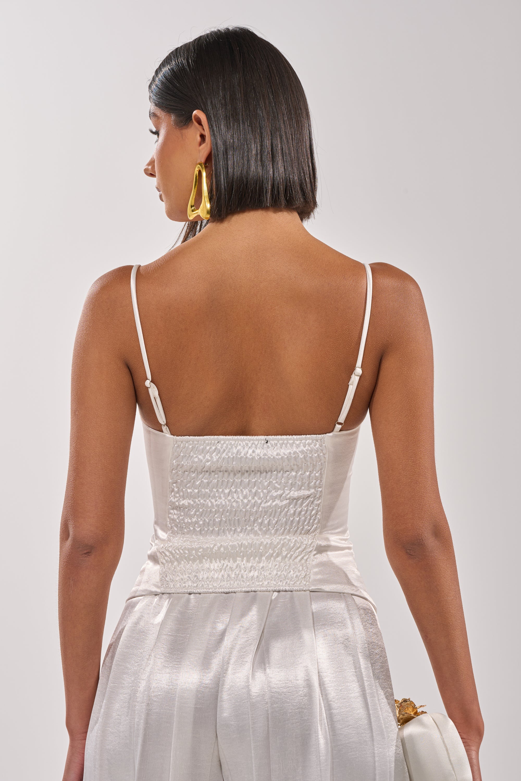 IRIS SATIN CORSET
