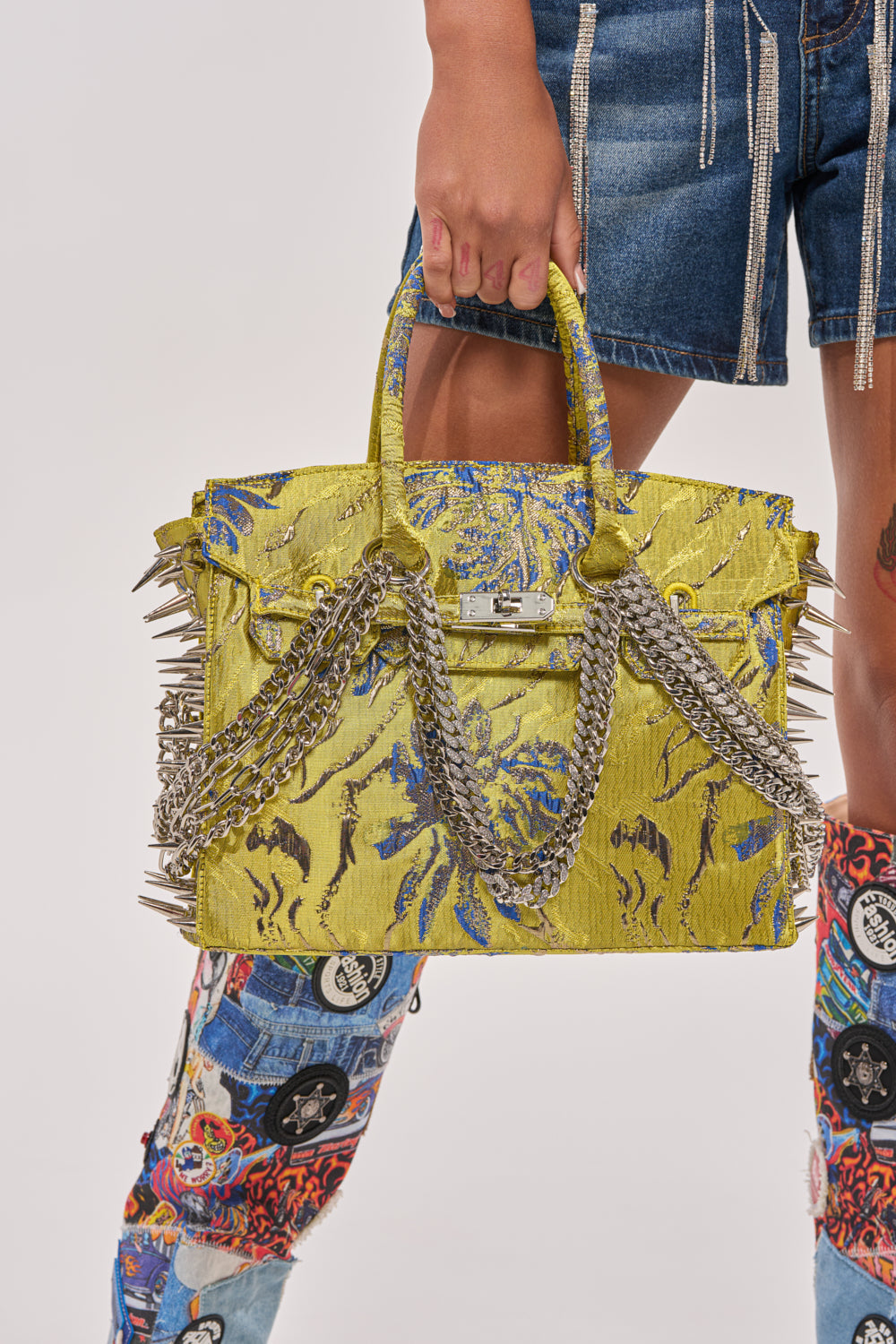 LETS GO EMBELLISHED TOTE