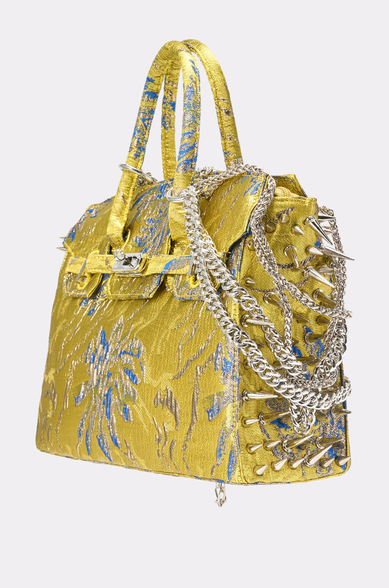 LETS GO EMBELLISHED TOTE