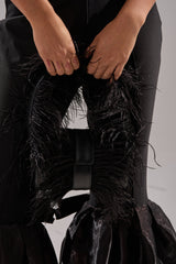 FEATHER CRAZE PURSE