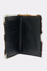 HIGH STANDARDS FAUX FUR PASSPORT COVER