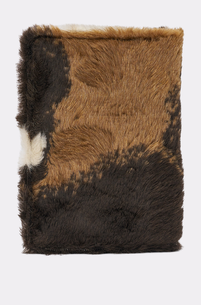 HIGH STANDARDS FAUX FUR PASSPORT COVER