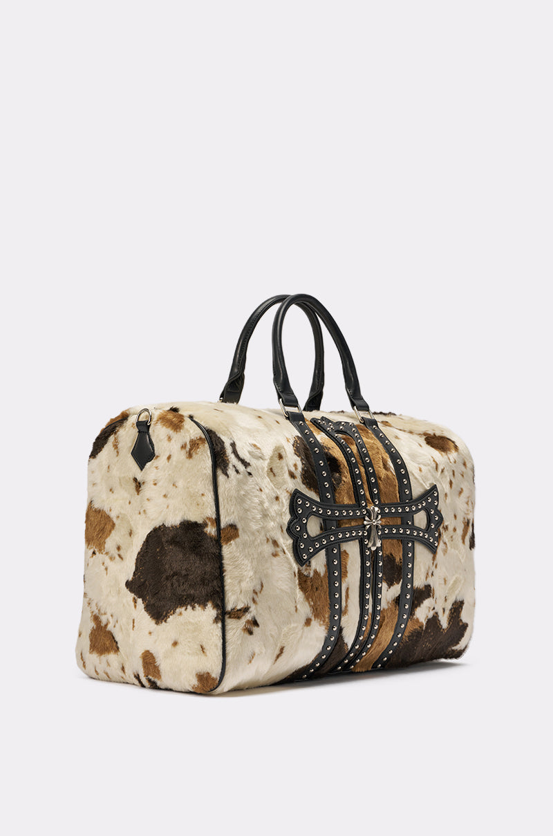 HIGH STANDARDS FAUX FUR DUFFEL