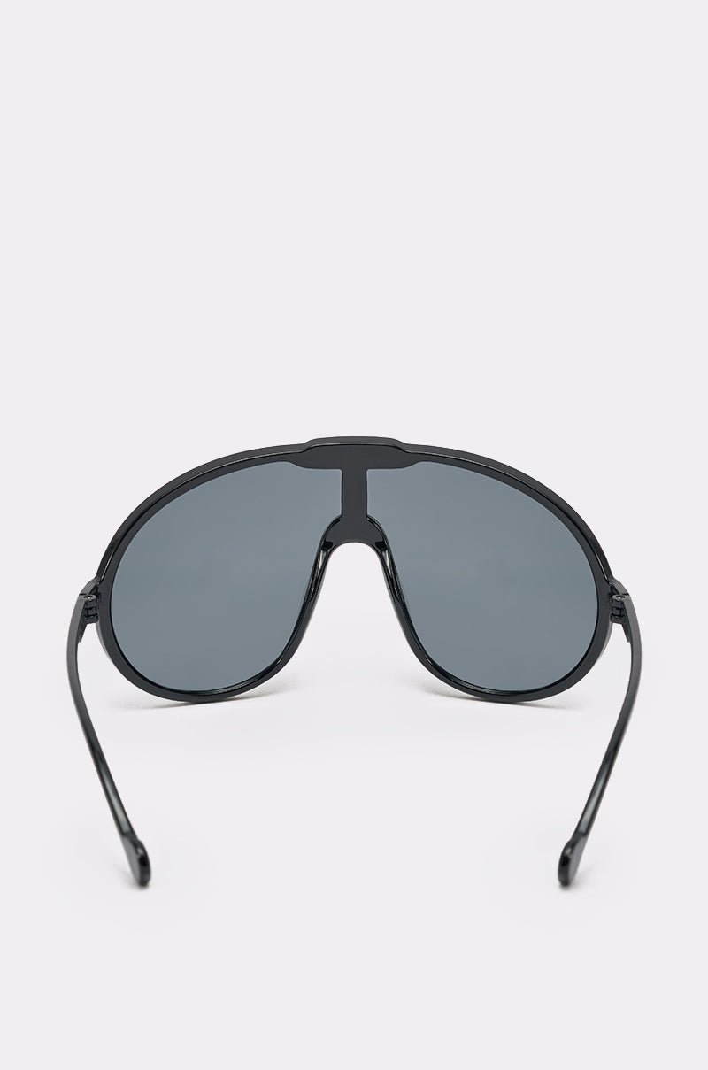 BIGGER IS BETTER BLACK SUNGLASSES